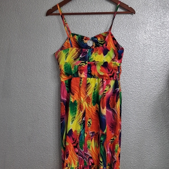 Metamorphosis Girl Colorful Maxi Dress With Cut Outs Size M - Picture 11 of 15